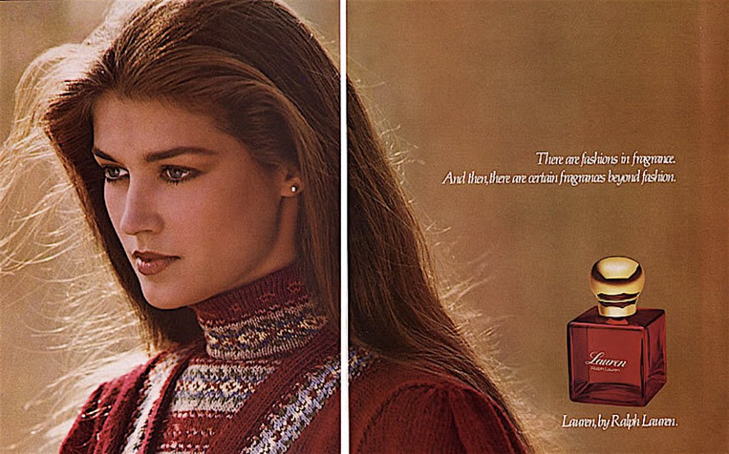 Lauren Ralph Lauren extrait 7,5 ml. Crystal bottle. Original 1978. Sea – My old  perfume